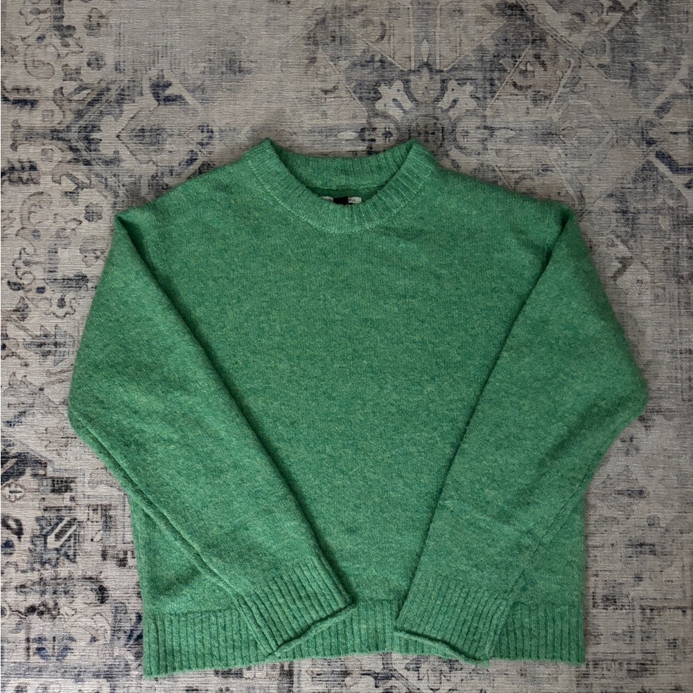 American Eagle Outfitters Light Green Woah So Soft Crewneck Sweater